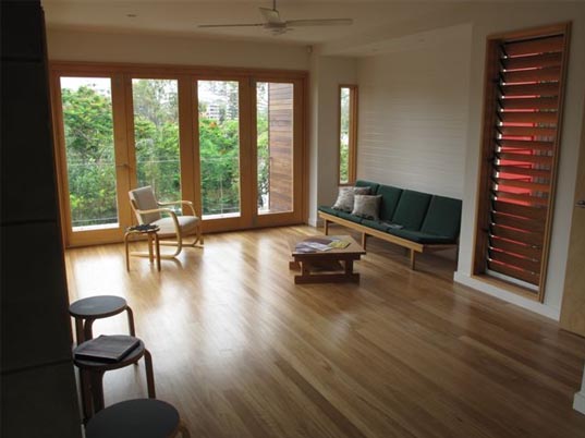 Ecohouse, Eco home, green home, reclaimed materials, greywater, blackwater, healthy home, solar power, solar heating, brisbane, australia, eco design, riddel Architecture, sustainable design, green design