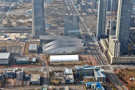 songdo ibd, songdo convensia, songdo convention center, green convention center, first leed convention center in asia, leed certified convention center, korea, south korea, incheon, green building, sustainable building, sustainable design, eco design, green design, kohn pederson fox