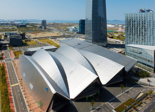 songdo ibd, songdo convensia, songdo convention center, green convention center, first leed convention center in asia, leed certified convention center, korea, south korea, incheon, green building, sustainable building, sustainable design, eco design, green design, kohn pederson fox