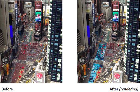 times square, new york city, nyc, broadway, pedestrian, pedestrian friendly, urban space, public space, installation, molly dillworth, cool water hot island, pour painting, urban heat island effect, manhattan, green design, eco design,