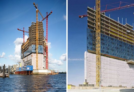 herzon + de mueron, renovation, historic renovation, green renovation, hamburg, germany, concert hall, elbe river, topping out ceremony, green design, sustainable building, eco design, herzog and de meuron, herzog + de meuron