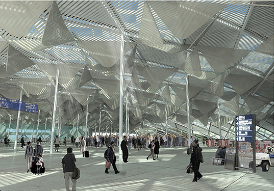 hong kong, china, pearl river delta, transportation, transportation hub, indoor gardens, air quality, energy efficiency, daylighting, natural daylight, natural ventilation, green design, eco design, sustainable building