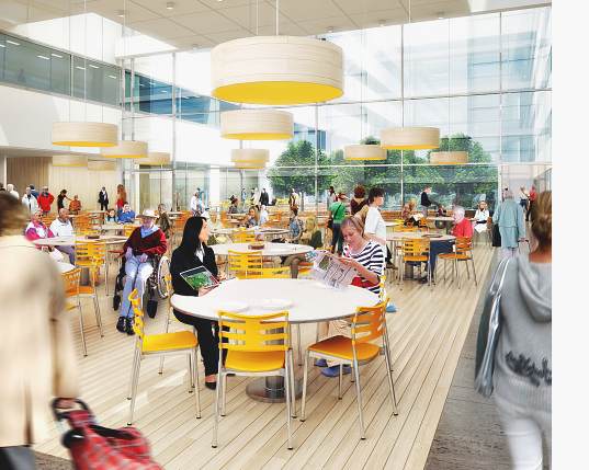 LEED certification, LEED, LEED gold, Karolinska, Karolinska Solna University Hospital, Stockholm, Skanska, hospital, modern hospital, energy efficiency, daylighting, green design, eco design, sustainable building, indoor air quality, tengbom architects