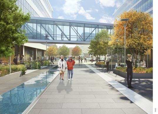 LEED certification, LEED, LEED gold, Karolinska, Karolinska Solna University Hospital, Stockholm, Skanska, hospital, modern hospital, energy efficiency, daylighting, green design, eco design, sustainable building, indoor air quality, tengbom architects