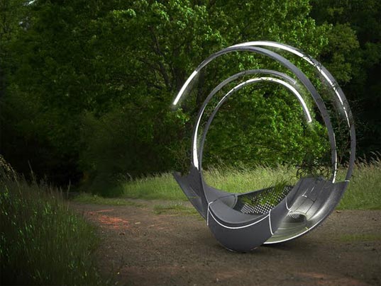 Eco design, green design, sustainable design, ec-o, Steven Ma, living bench, living furniture, solar panels, water filtration