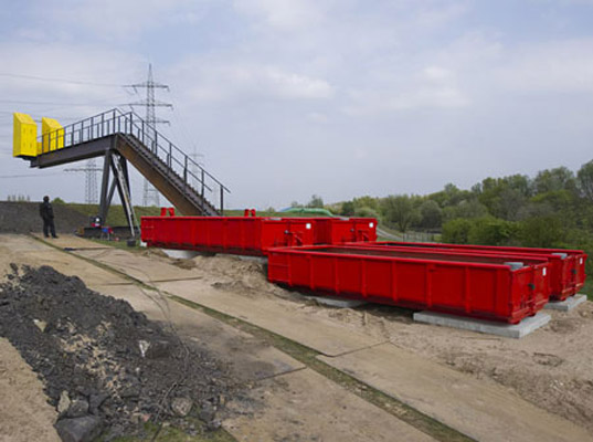 graywater, waste water, water treatment, water, sustainable design, germany, ecschem river
