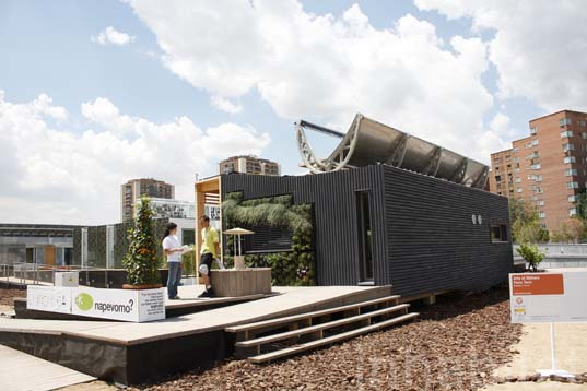 green design, renewable energy, solar decathalon, solar decathlon europe, solar powered home, solar thermal, sustainable design, Arts et Metiers Paris Tech, ERV, Phase change, CHP, sustainable architecture