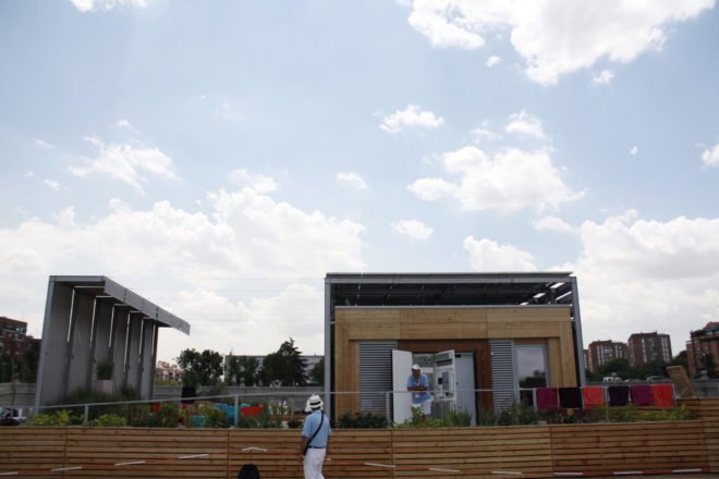 solar decathlon, 2010 solar decathlon, europe solar decathlon, madrid, solar home, solar power, pv, zero energy, energy efficient home, rainwater collection, armadillo box, france, ecole nationale superieure d'architecture de grenoble, grenoble school of architecture, green design, green building, eco design, sustainable building