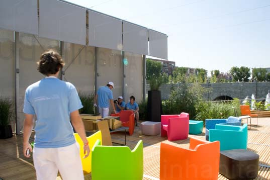solar decathlon, 2010 solar decathlon, europe solar decathlon, madrid, solar home, solar power, pv, zero energy, energy efficient home, rainwater collection, armadillo box, france, ecole nationale superieure d'architecture de grenoble, grenoble school of architecture, green design, green building, eco design, sustainable building
