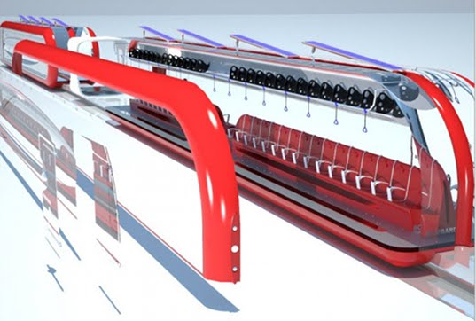 high speed train, maglev train, solar panels, solar power, solar powered train, bombardier, Eco4 trains, energy efficient train, energy saving train, train concept, green transportation, alternative transportation, green design, eco design