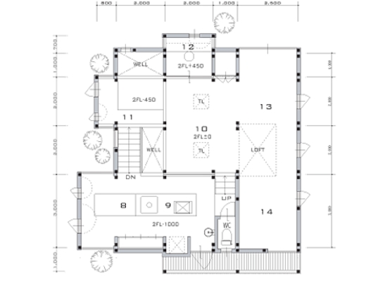 Japanese Modern House, Local post and beam, cypress post and beam, traditional Japanese building, natural lighting