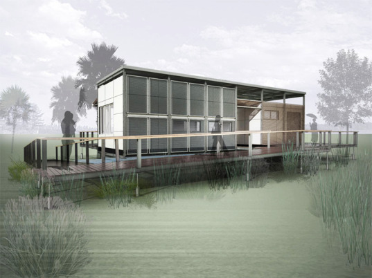 solar decathlon, solar decathlon europe, 2010 solar decathlon, madrid, natural ventilation, solar passive design, solar house, net zero house, solar panels, prefabricated construction, prefab housing, RE:Focus, University of Florida, modular construction, green design, eco design, sustainable building