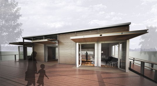 solar decathlon, solar decathlon europe, 2010 solar decathlon, madrid, natural ventilation, solar passive design, solar house, net zero house, solar panels, prefabricated construction, prefab housing, RE:Focus, University of Florida, modular construction, green design, eco design, sustainable building