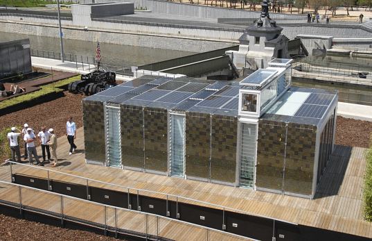 solar decathlon, solar decathlon europe, 2010 solar decathlon, madrid, stuttgart university of applied sciences, stuttgart university, home+, solar home, solar energy, solar panels, solar cells, energy plus home, zero energy, sustainable building, natural ventilation, ventilation tower, energy efficient design, modular design, modular construction, prefab, prefab construction, prefab home, prefab housing, green design, daylighting, green building, eco design,