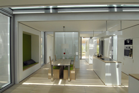 solar decathlon, solar decathlon europe, 2010 solar decathlon, madrid, stuttgart university of applied sciences, stuttgart university, home+, solar home, solar energy, solar panels, solar cells, energy plus home, zero energy, sustainable building, natural ventilation, ventilation tower, energy efficient design, modular design, modular construction, prefab, prefab construction, prefab home, prefab housing, green design, daylighting, green building, eco design,