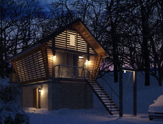 prefab, prefab construction, prefab housing, The Crib, Broadhurst Architects, recycled materials, recyclable materials, SIPs, SIP house, green design, eco design, sustainable building