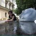 Vaclav Klaus Ice Art, czechoslovakia, Prague’s Academy of Arts, Architecture and Design, green art, eco art, sustainable art, Marketa Jachimova , melting ice, ice art,