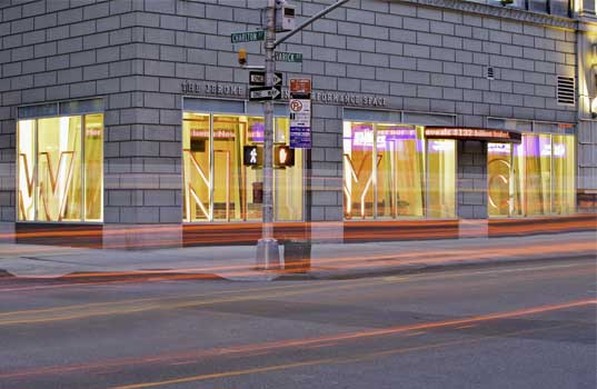 wnyc, new york public radio, the greene space, public performance space, leed gold certification, leed gold commercial certification, greene performance space, wnyc performance space