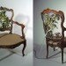 Chair I: Rococo Armchair Retrofit, Chair II: Ghost Chair Retrofit, Analog Media Lab, green furniture, living furniture, living seating, living chairs, plant chairs, bug chairs