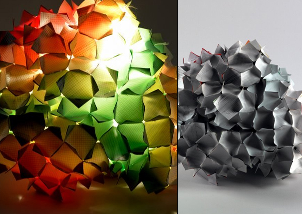 Living Pixels, Lighting, green lighting, Chan Wan Ki Kay, Chen Siu Wa Shai Chai, Suen Ka Hei Catherine, recycled materials, green lamps, sustainable lamps, interior design, green interiors, green design, low energy light bulbs, energy efficient light bulbs, DIY