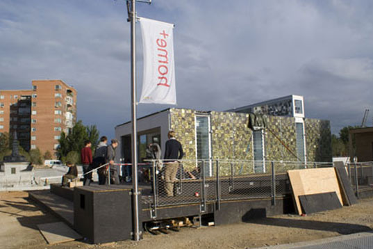 solar decathlon, solar decathlon europe, 2010 solar decathlon, madrid, stuttgart university of applied sciences, stuttgart university, home+, solar home, solar energy, solar panels, solar cells, energy plus home, zero energy, sustainable building, natural ventilation, ventilation tower, energy efficient design, modular design, modular construction, prefab, prefab construction, prefab home, prefab housing, green design, daylighting, green building, eco design