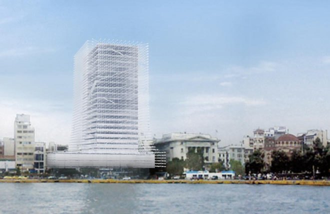 piraeus tower, piraeus tower 2010 competition, hwkn, windscraper, wind energy,