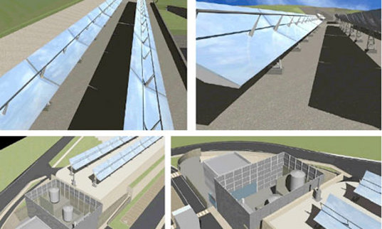 sustainable design, green design, molten salt solar plant, sicily, italy, renewable energy, clean tech,k concentrated solar plant