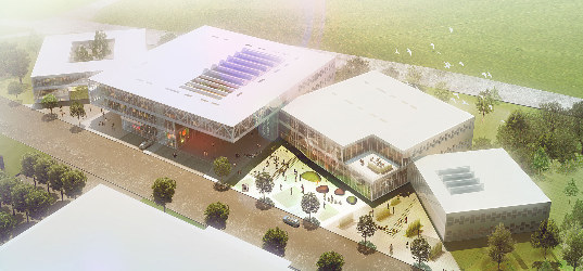 campus roskilde, henning larsen, winning design, daylighting, energy efficient building, denmark