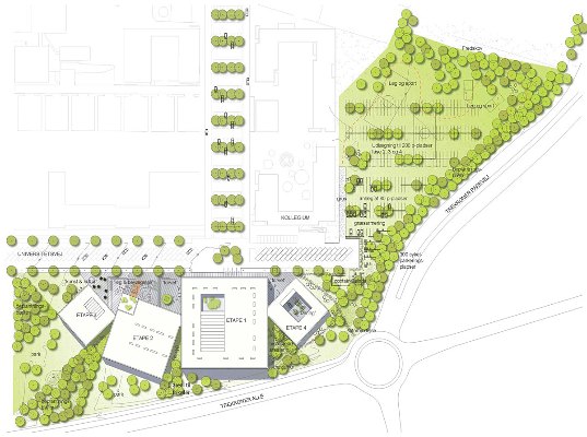 campus roskilde, henning larsen, winning design, daylighting, energy efficient building, denmark