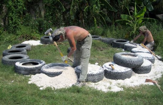 haiti, disaster relief housing, earthship, michael reynolds, sustainable housing