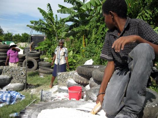 haiti, disaster relief housing, earthship, michael reynolds, sustainable housing