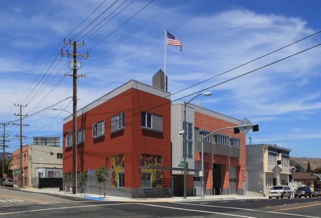 oakland, oakland fire station, fire station, fire department, leed certified fire station, LEED, LEED Gold,