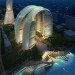 as+gg, adrian smith + gordon gill, park gate, solar powered canopy, hanging gardens, dubai