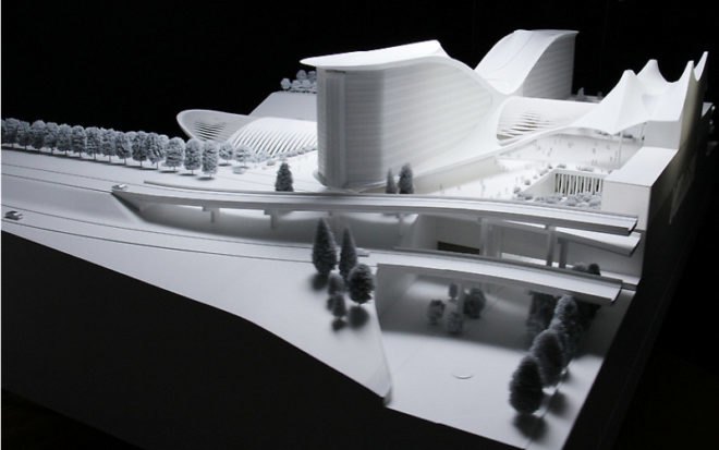 santiago calatrava, train station, denver international airport, airport expansion, green architecture