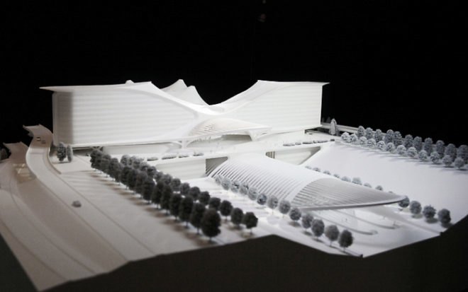 santiago calatrava, train station, denver international airport, airport expansion, green architecture