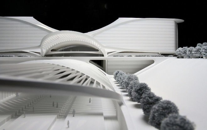 santiago calatrava, train station, denver international airport, airport expansion, green architecture