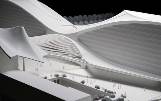 santiago calatrava, train station, denver international airport, airport expansion, green architecture