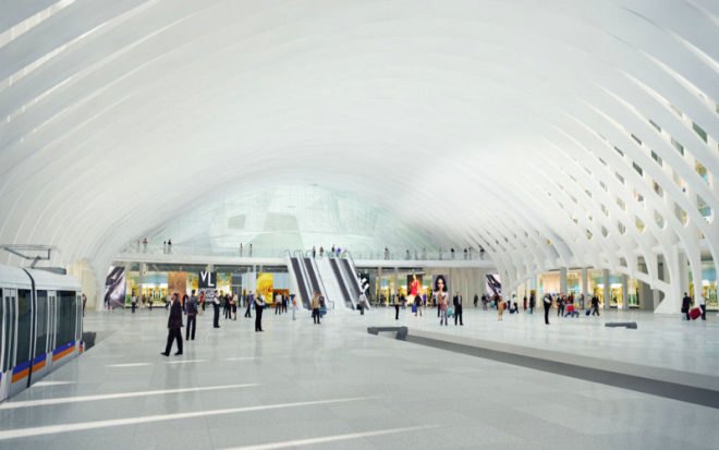 santiago calatrava, train station, denver international airport, airport expansion, green architecture