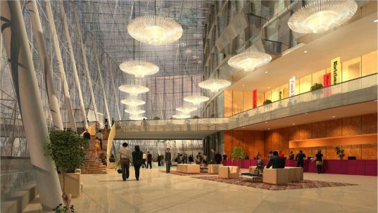 mixed-use development, grand canal, allen jack+cottier, china, green roof, grey water recycling, rainwater collection