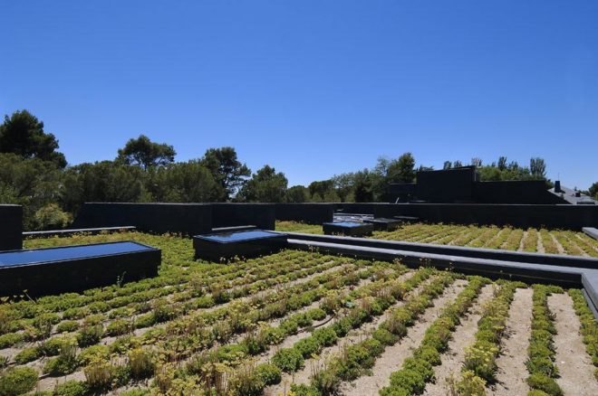 sustainable design, green design, a-cero, green roof, sustainable architecture, solar thermal hot water, concrete house