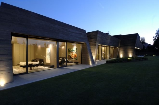 sustainable design, green design, a-cero, green roof, sustainable architecture, solar thermal hot water, concrete house
