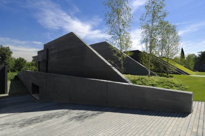 sustainable design, green design, a-cero, green roof, sustainable architecture, solar thermal hot water, concrete house