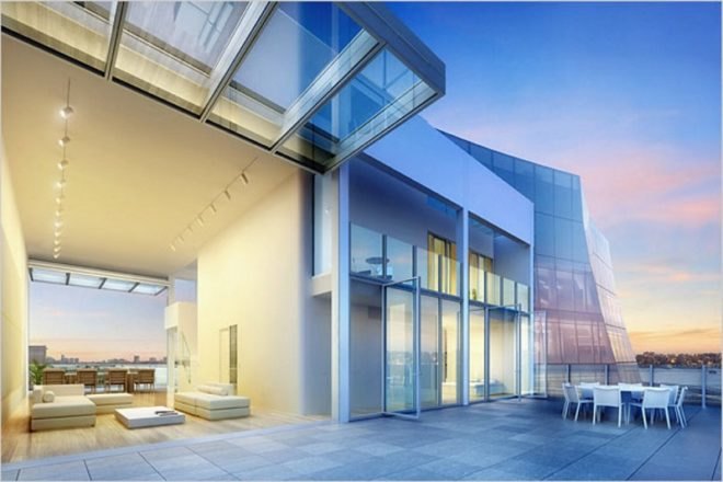 adaptive architecture, building sunscreen, chelsea green condominium, natural daylighting, New York green condo, Shigeru Ban house, Shigeru Ban Metal Shutter houses