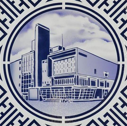 Delftware Tiles, Cie Architects, Hugo Kaagman, CHP power, combined heat power, public art, building sense of place, site appropriate design, Netherlands power plant