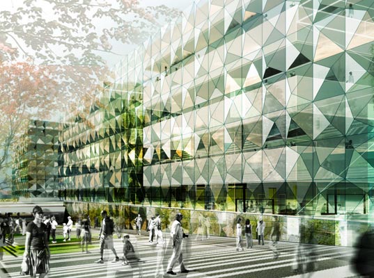 Christensen & Co, Collin Gordon Associates, Denmark, GHB Landscape Architects, Niels Bohr Science Park, Ramboll UK + SE, University of Copenhagen, Vilhelm Lauritzen Architects, green architecture, green design, eco design, sustainable design, eco design, eco architecture