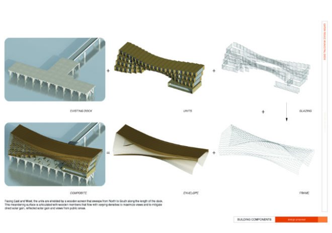 baton rouge, municipal dock, trahan architects, shade screen, mixed-use development