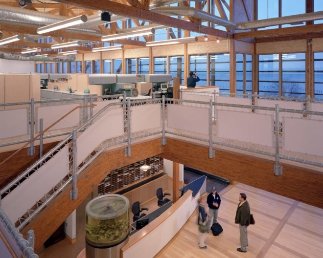 chesapeake bay foundation, merrill environmental center, green building, sustainable architecture, leed platinum