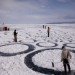 sustainable design, green design, lake baikal, eco art, land art, jim denevan, anthropologie