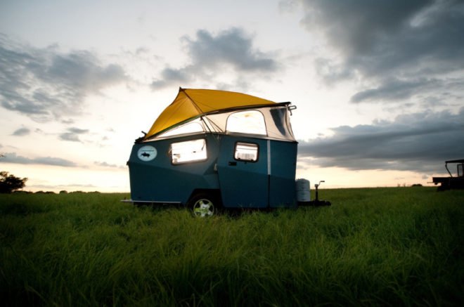 cricket trailer, mini mobile home, tiny house design, eco design, green design, garrett finney