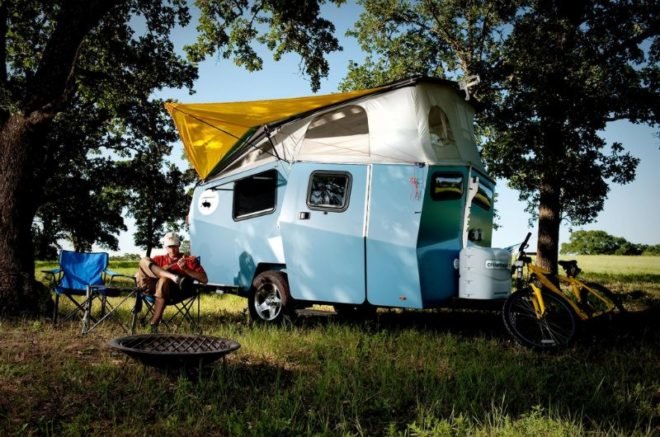 cricket trailer, mini mobile home, tiny house design, eco design, green design, garrett finney